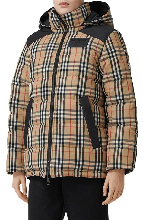 burberry reversible puffer coat|burberry puffer coat women's.